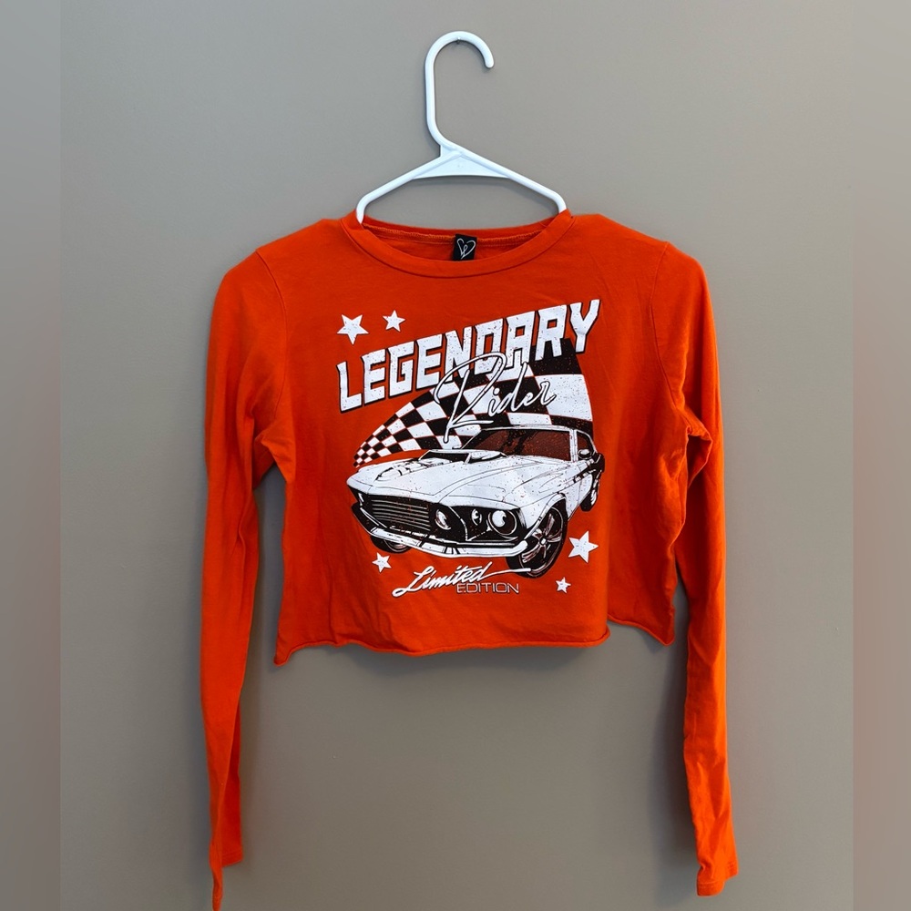 Windsor Orange Legendary Rider Kids Long Sleeve Tee